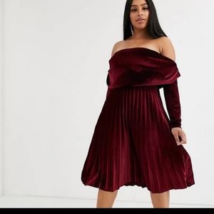 ASOS Curve Velvet Dress